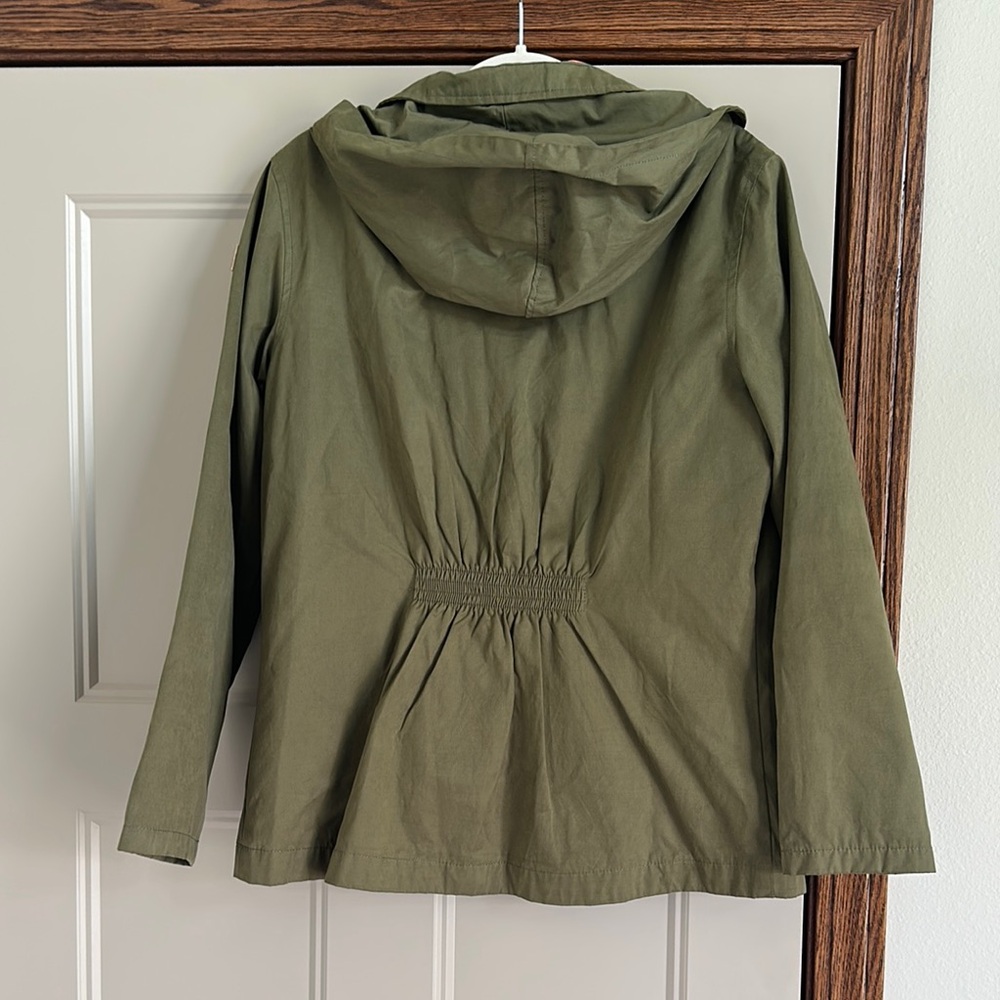 NWOT Roxy Lightening Strike Military Jacket Olive Green Women's Size 6 Medium - Picture 6 of 10